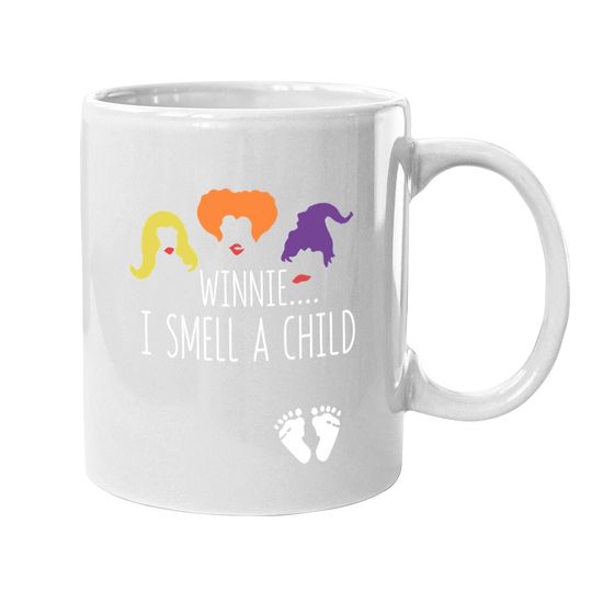 Discover Winnie I Smell A Child Pregnancy Halloween Coffee Mug