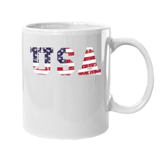 Discover USA Patriotic Vintage Coffee Mug