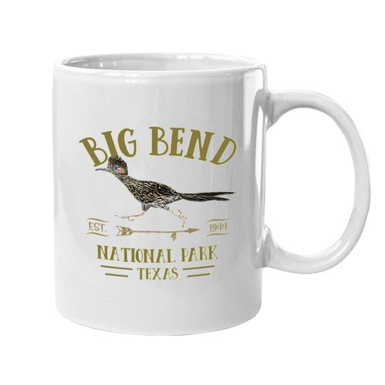 Discover Big Bend National Park Roadrunner Np Texas Tourist Souvenir Coffee Mug