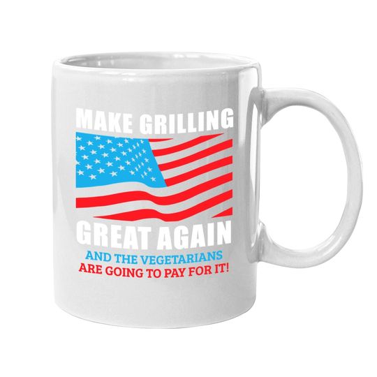 Discover Funny Make Grilling Great Again Trump Bbq Pit Master Dad Coffee Mug