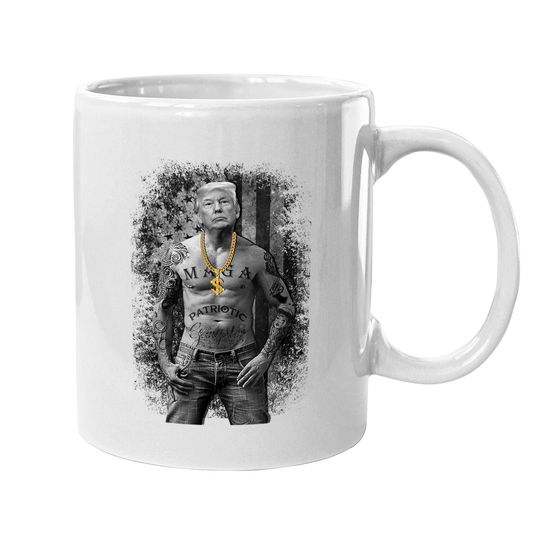 Discover Patriotic Gangster Anti Liberal Pro Trump Republican Gifts Coffee Mug