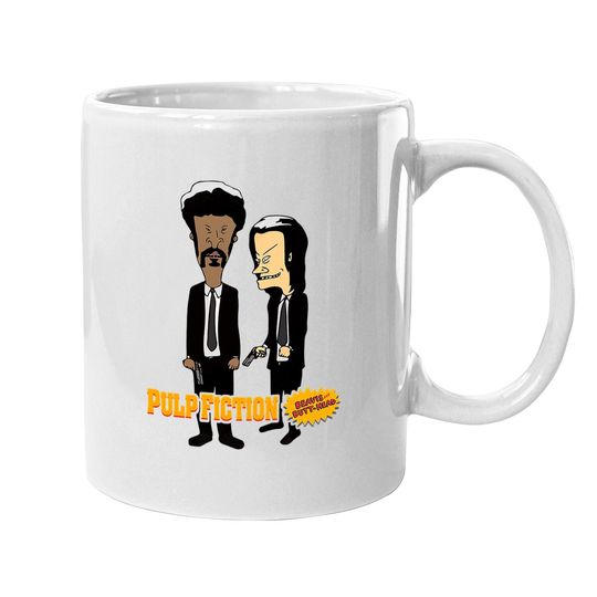 Discover Pulp Fiction Beavis And Butthead Coffee Mug