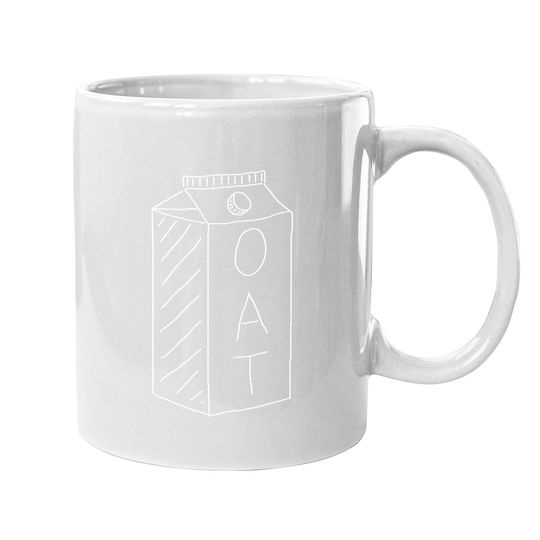 Discover Minimal Cartoon Oat Milk Apparel / Vegan & Vegetarian Coffee Mug