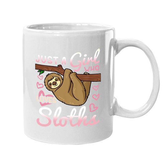 Discover Sloth Girl Coffee Mug