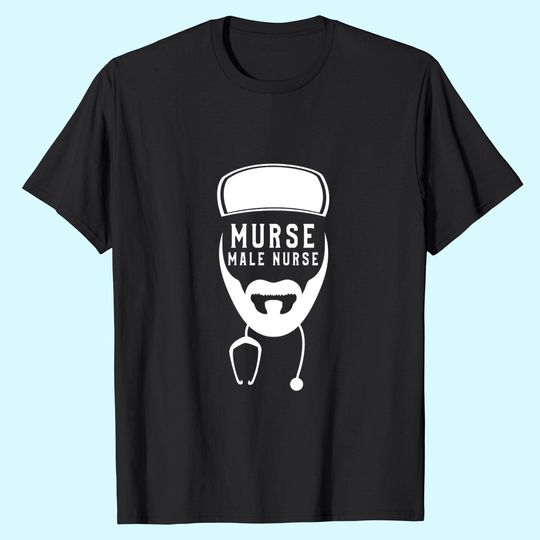 Discover Funny Murse Male Nurse Birthday Gift T-Shirt