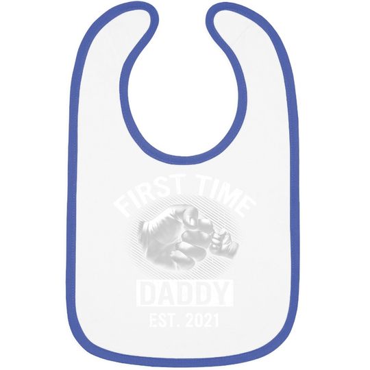 Discover Baby Bib First Time Daddy Est 2022