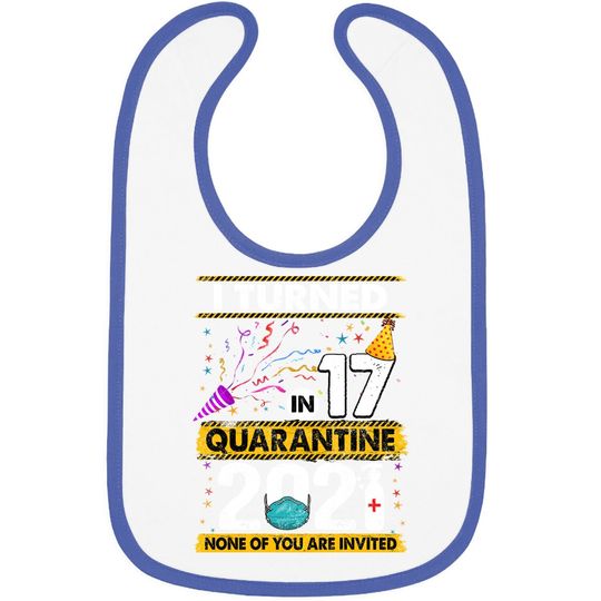 Discover I Turned 17 In Quarantine 2022 17 Years Old 17th Birthday Baby Bib