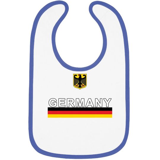 Discover Euro 2021 Baby Bib Germany Sporty Flag And Emblem
