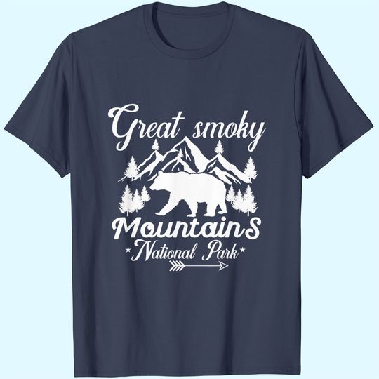 Discover Great Smoky Mountains National Park US Black Bears Vintage T-Shirt