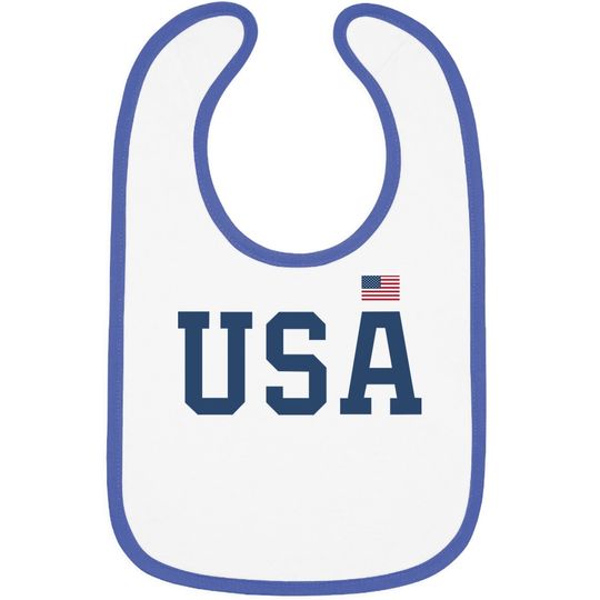Discover Usa Baby Bib Patriotic American Flag 4th Of July Baby Bib