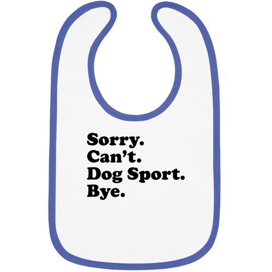 Discover Funny Dog Sport Baby Bib
