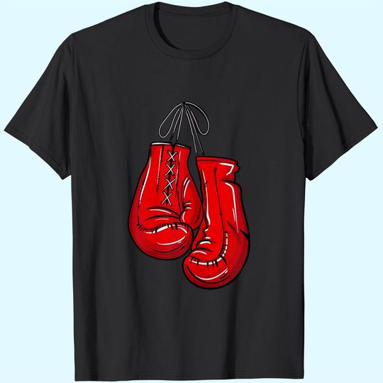 Discover Love Boxing Gloves Illustration Gifts Boxer Gift T-Shirt