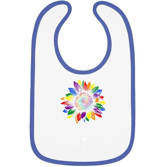 Discover Sunflower Love Is Love Gay Baby Bib