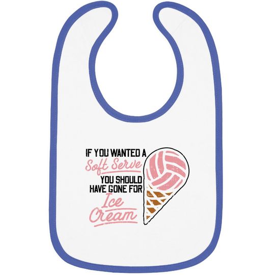 Discover If You Wanted A Soft Serve Volleyball Player Baby Bib