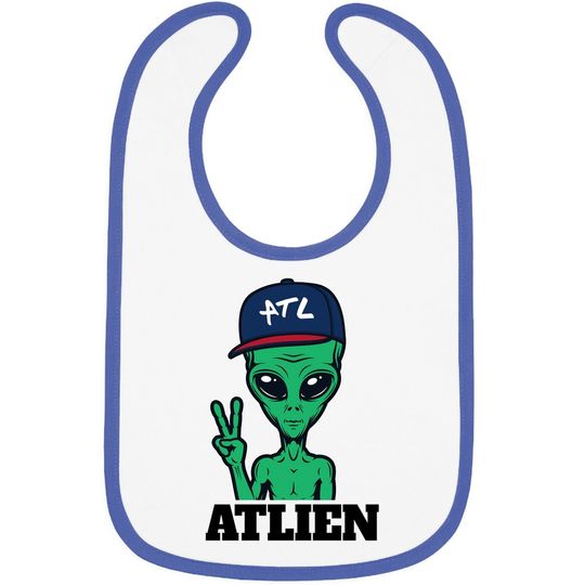 Discover Atlanta Atlien Atl Gift Baby Bib