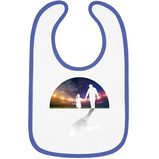 Discover Baseball Dad Baby Bib
