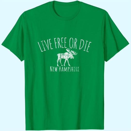 Discover Live Free or Die New Hampshire T-Shirt