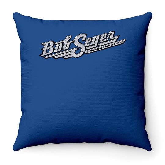 Discover Bob Seger The Silver Bullet Band Crewneck Ultra Cotton Short Sleeve Adult Throw Pillow
