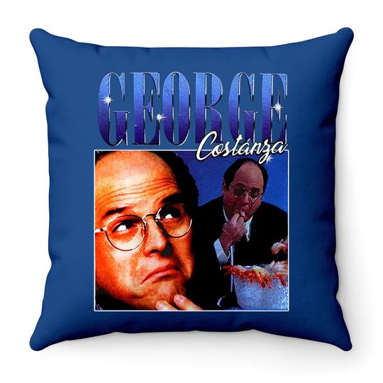 Discover Seinfeld George Costanza Homage Throw Pillow