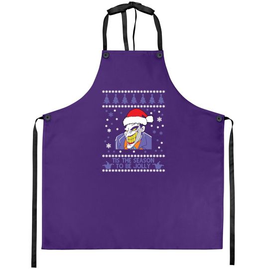 Discover Tis The Season To Be Jolly Joker Christmas Aprons