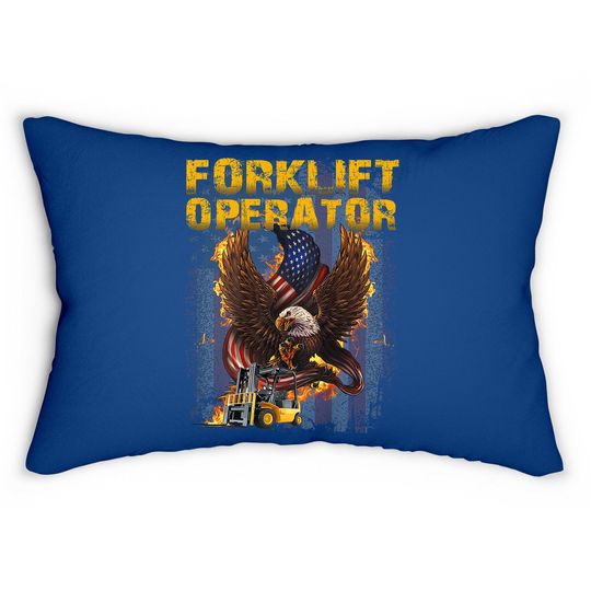 Discover Proud Forklift Operator Lumbar Pillow