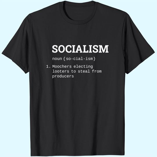 Discover Anti Socialist Socialism Sucks Anti Liberal T-Shirt