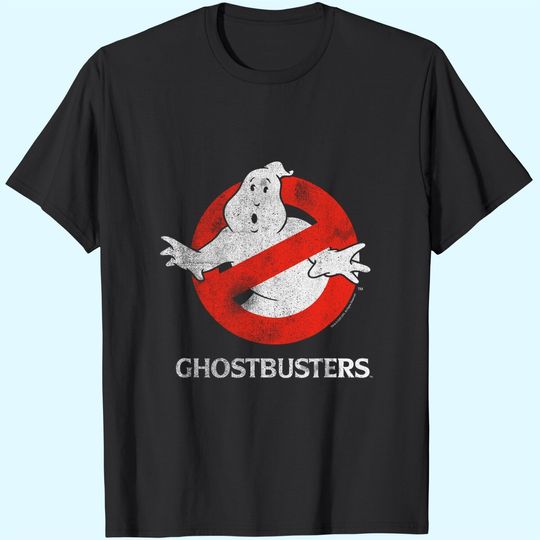 Discover Ghostbusters Vintage Ghost Logo T-Shirt