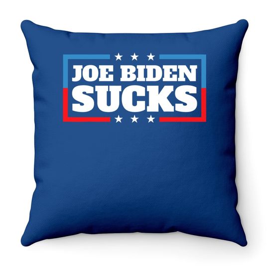 Discover Joe Biden Sucks 2020 Election Donald Trump Republican Gift Throw Pillow