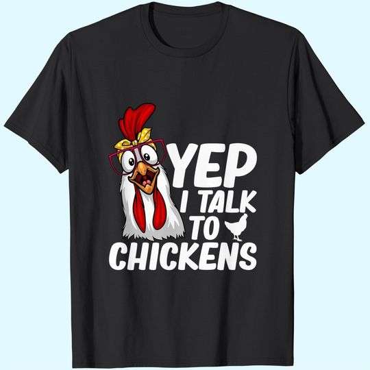 Discover Cute Chicken Art Chicken Farmer Lovers T-Shirt
