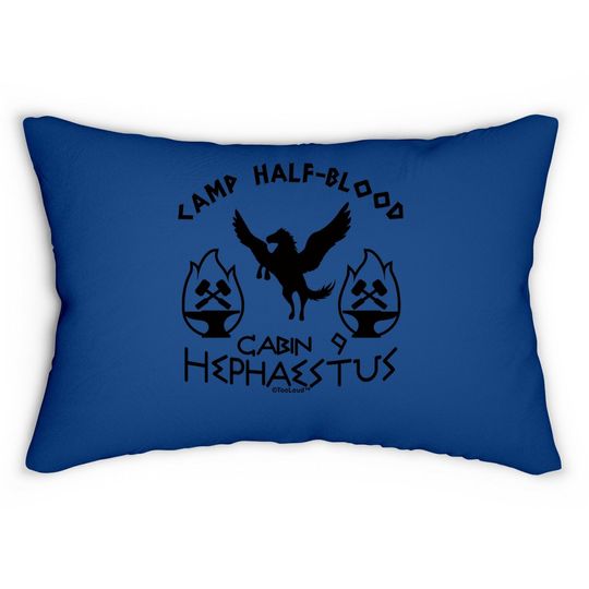 Discover Camp Half Blood Cabin 9 Hephaestus Lumbar Pillow