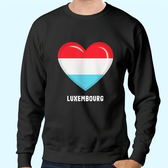 Discover Luxembourg Flag Sweatshirts