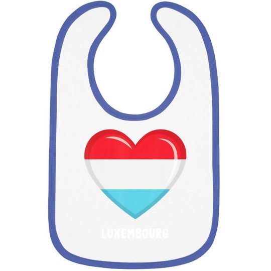 Discover Luxembourg Flag Bibs