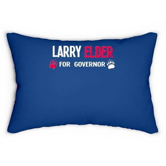 Discover Larry Elder For California Governor Lumbar Pillow