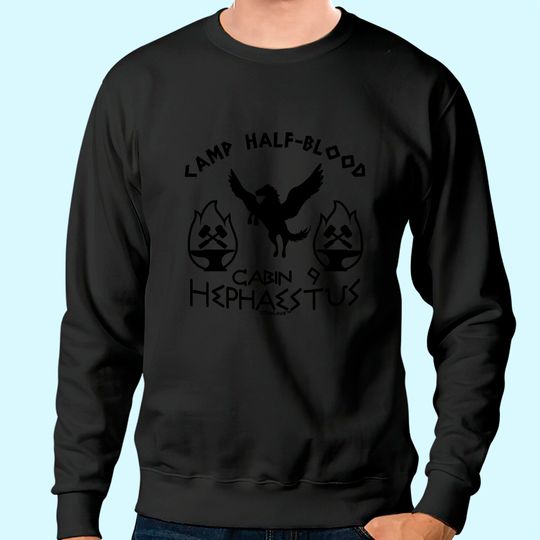 Discover Camp Half Blood Cabin 9 Hephaestus Sweatshirt