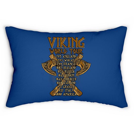 Discover Viking World Tour Lumbar Pillow