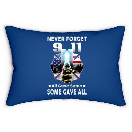 Discover Never Forget 9-11-2001 20th Anniversary Lumbar Pillow