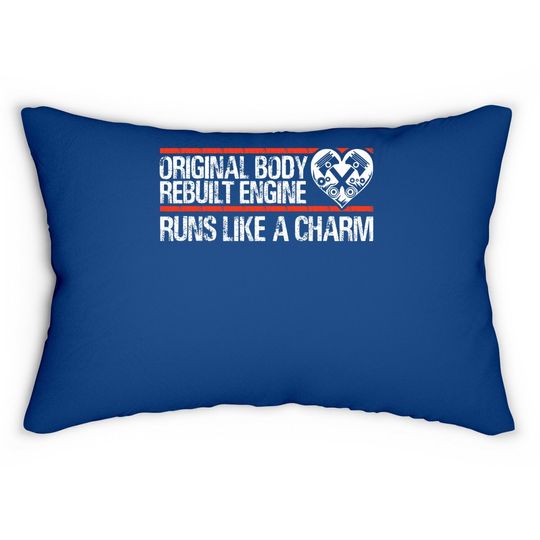 Discover Funny Heart Attack Survivor Open Heart Surgery Lumbar Pillow