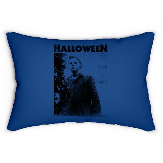 Discover Halloween Scary Horror Slasher Movie Franchise Michael Meyers Lumbar Pillow