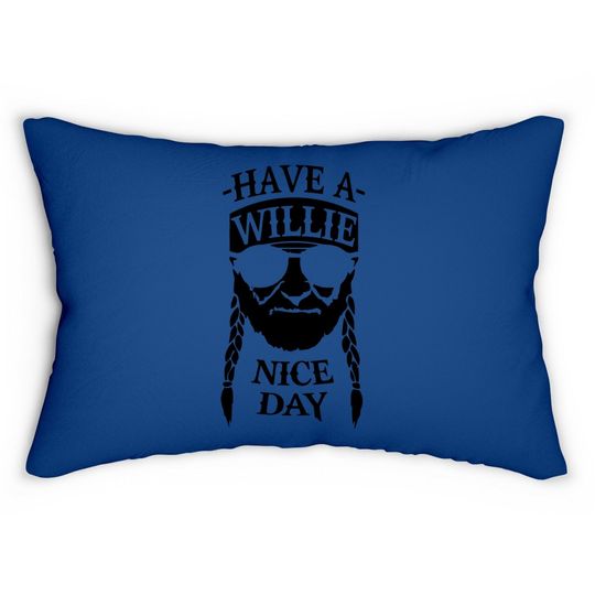 Discover Have A Willie Nice Day Lumbar Pillow