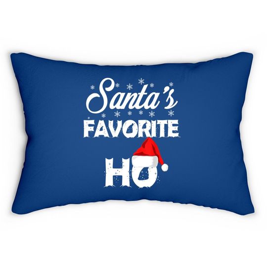 Discover Santa's Favorite Ho Funny Christmas Gift Lumbar Pillow