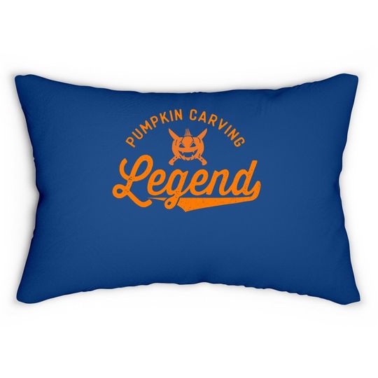Discover Adult Jack O Lantern Pumpkin Carving Legend Halloween Lumbar Pillow