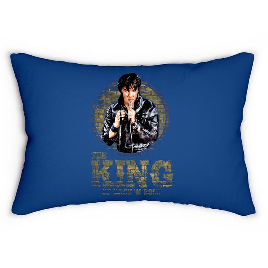 Discover The King Of Rock And Roll Lumbar Pillow