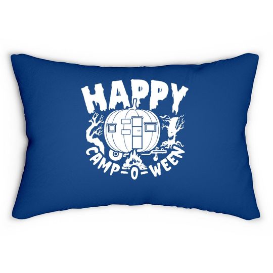 Discover Happy Camp-o-ween Lumbar Pillow