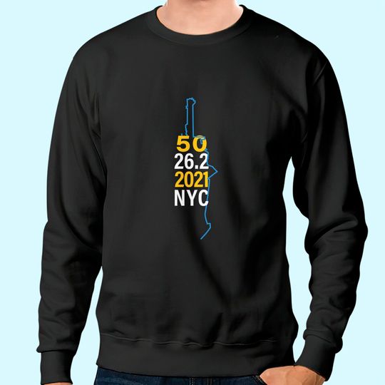Discover New York 2021 Marathon 50th Sweatshirt