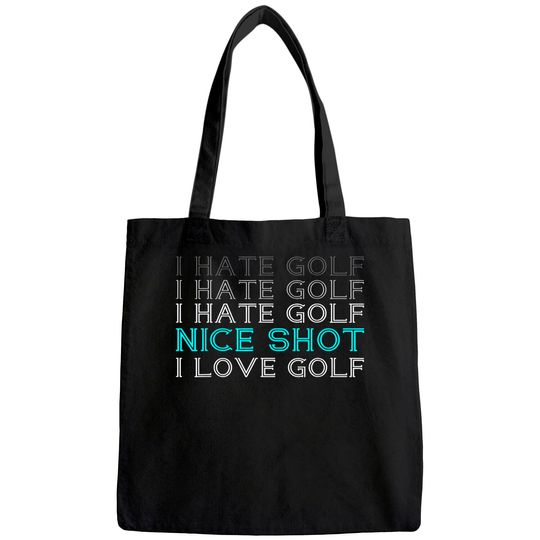Discover I Hate Golf Nice Shot Tote