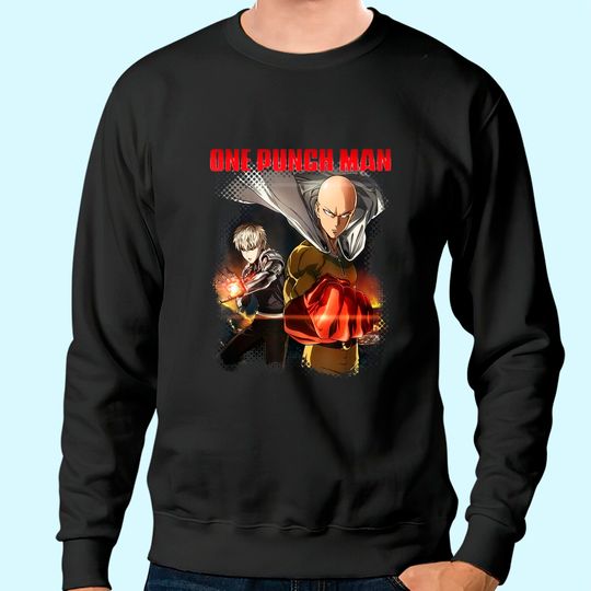 Discover Anime-One-Punch-Kawaii Otaku-Man-Japanese-Waifu Manga Sweatshirt