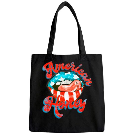 Discover USA Lips American Honey Tote Bag