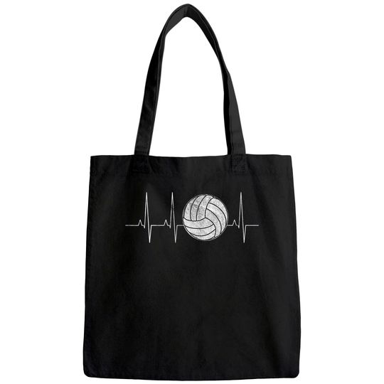 Discover Volleyball Heartbeat Tote Bag As Tote Bag