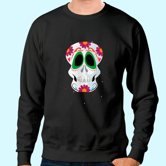 Discover Sugar Skulls Day Of The Dead Traditional Food Latin Mexico Sweatshirt