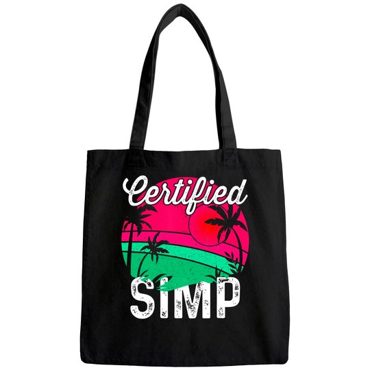 Discover Certified Simp University Meme Simp Nation Tote Bag